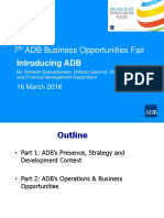 2 Plenary - Introducing ADB by RSubramaniam 15mar2016