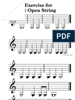 Violin Open String Exercises For Beginners PDF