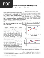 Factors Affecting Cable Ampacity