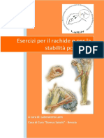 Esercizi Per Il Rachide e Per La Stabilità Posturale PDF