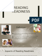 Reading Readiness (Power Point)