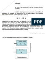 Full State Feedback Control