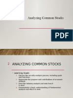 Analyzing Common Stock