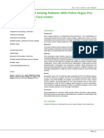 Renal Impairment Among Patients With Pelvic Organ Pro-Lapse in A Tertiary Care Center