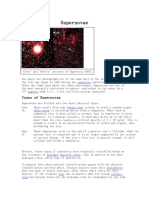 Types of Supernovae