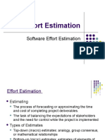 Effort Estimation