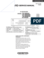 Onkyo HTR250 Service Manual Ref # 3797