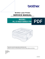 Brother HLl-2170w Service Manual