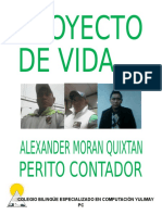 Proyecto de Vida,,,, para Una Persona