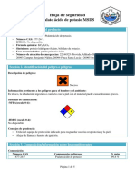 Hoja de Seguridad Ftalato Ácido de Potasio