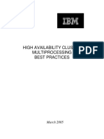 High Availability Cluster Multiprocessing Best Practices: March 2005