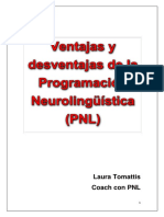 Ventajas y Desventajas de La Programacion Neurolinguistica PNLción Neurolingüística