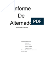 Informe Alternador