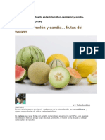 Cultivo Del Melón y Sandía