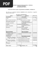 Exercicio Pratico Sobre Lancamentos Contabeis - Modulo IV1