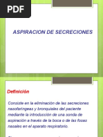 Aspiracion de Secreciones