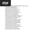 Relación de Ingresantes II Fase 2016 Unsa