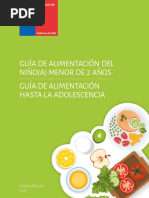 Guia Alimentacion Menores 2 Años - Adolescencia