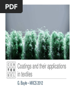 Coating Application in Textile