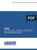 Guía de Uso Del Código de Ética de FOPEA