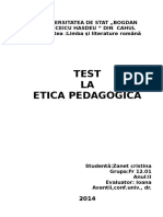 Etica Pedagogică