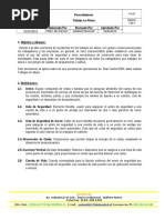 Procedimientos de Trabajo en Altura (P-24-7)