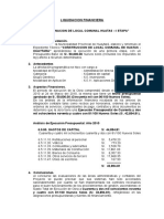 Liquidacion Financiera