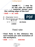 Cutting Speed May Be