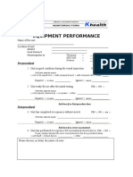 EQUIPMENT or Item Monitoring Form