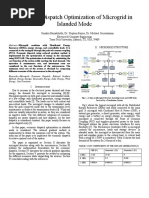 Economic Dispatch Optimization of Microgrid in