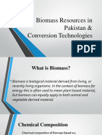 Biomass Resources in Pakistan