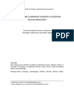 Aná1lise Sobre o Emprego Durante A Ditadura Militar Brasileira Teresa Cavalcanti