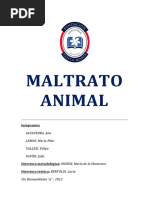 Maltrato Animal