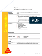 Sikatop - 121: Polymer Modified Patching and Adhesive Mortar