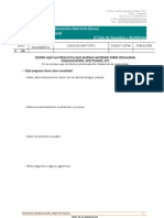 Cuestionario Inicial ADOLESCENTES 09 - Programa Educación Afectivo Sexual - Fundación Desarrollo y Persona