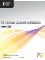 3G Handover Optimization