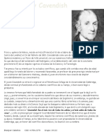 Biografia de Henry Cavendish