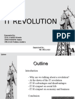 It Revolution: Prensented By: El Fared Houda MOUHSINE Samia HAYAD Fatima-Ezzahra Supervised by