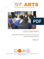 Developing A Best Practice Model: A CoolTan Arts Report On Personal Budgets