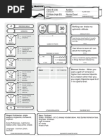 Hermey Character Sheet