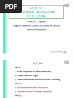 Balanced Homodyne Detector