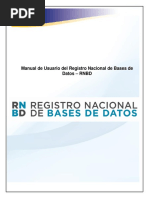 Manual de Usuario RNBD