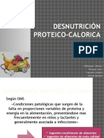 Desnutrición Proteico-Calorica