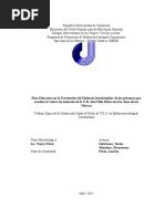 Divayeruza Mendoza, Tereza Solorzano, Lourdes Perez, Proyecto Tesis Enfermeria CULTCA