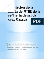 Simulación de La Planta de MTBE