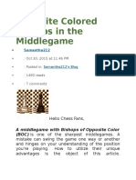 Opposite Colored Bishops in The Middlegame