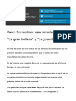 Paolo Sorrentino Una Mirada A La Vida La Gran Belleza y La Juventud Version Blog - Odt