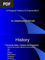 Urological History & Examination