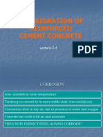 Deterioration of Reinforced Cement Concrete: Lecture-3-4