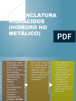 Nomenclatura de Hidruro No Metálico